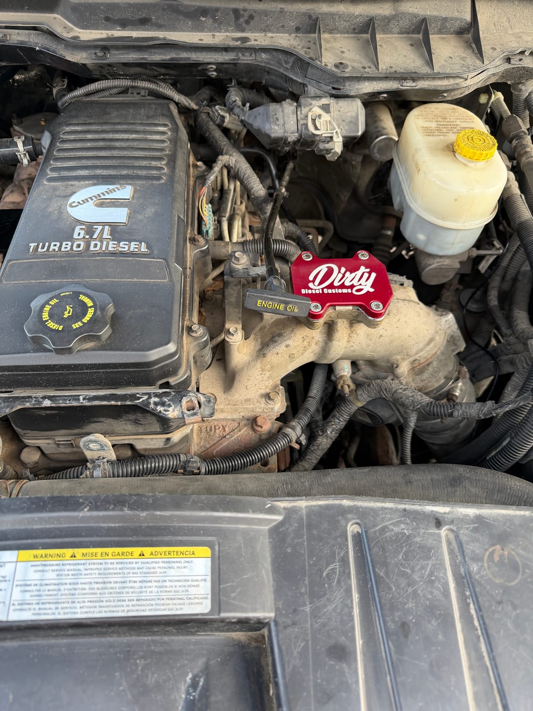 Customer photo review of 2009-2024 Cummins Dirty EGR/Cooler Delete (I67-EGR-A006)