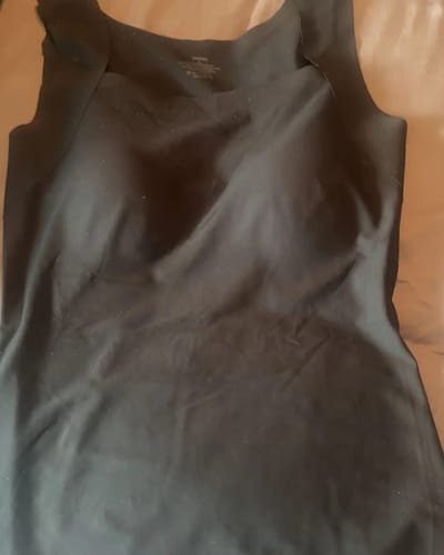 Customer photo review of U Neck Shapewear Built-in Bra Tank