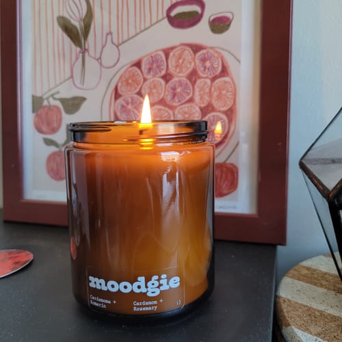 Customer photo review of Bougie - Cardamome + Romarin