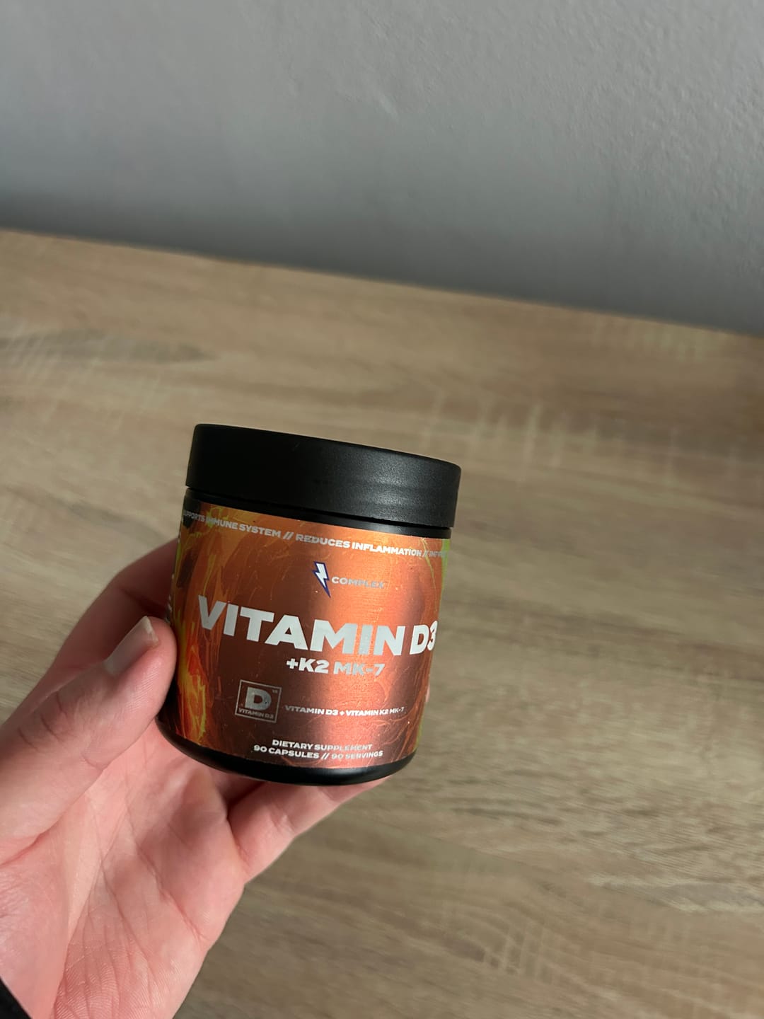 Customer photo review of Vitamin D3+K2 MK-7