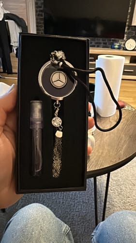 Customer photo review of Personalisierter Lufterfrischer fürs Auto