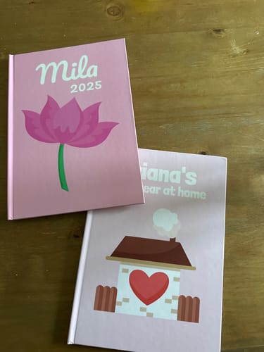 Customer photo review of Custom Baby Book