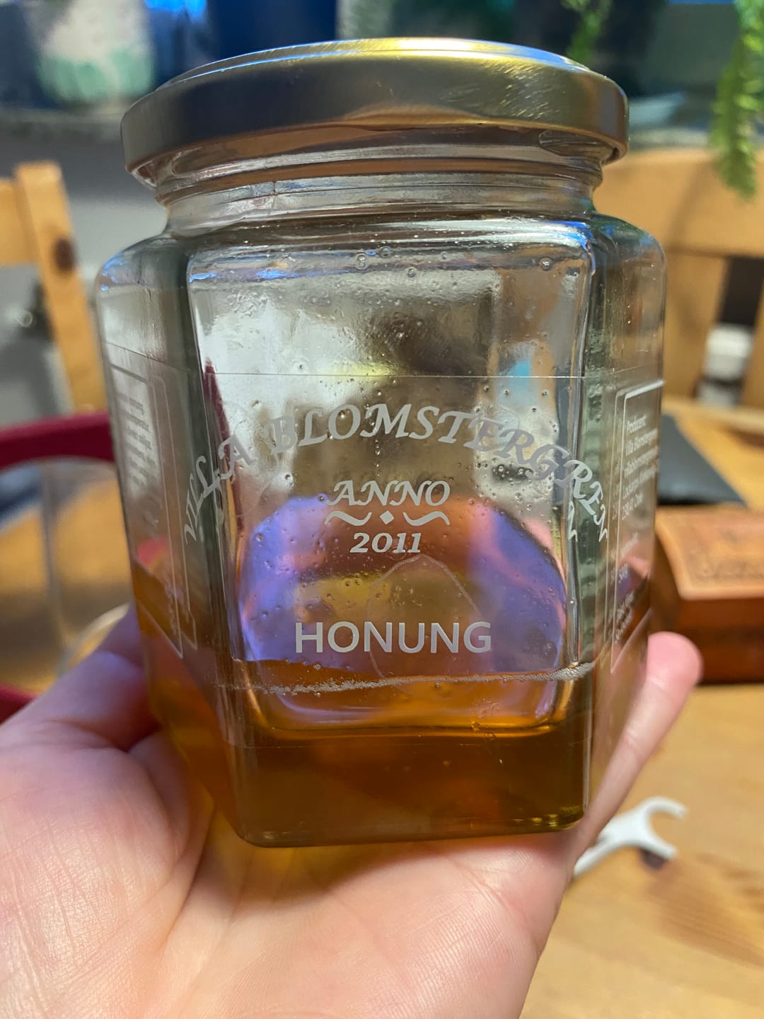 Customer photo review of Flytande honung 500 g – Svensk honung direkt från biodlare