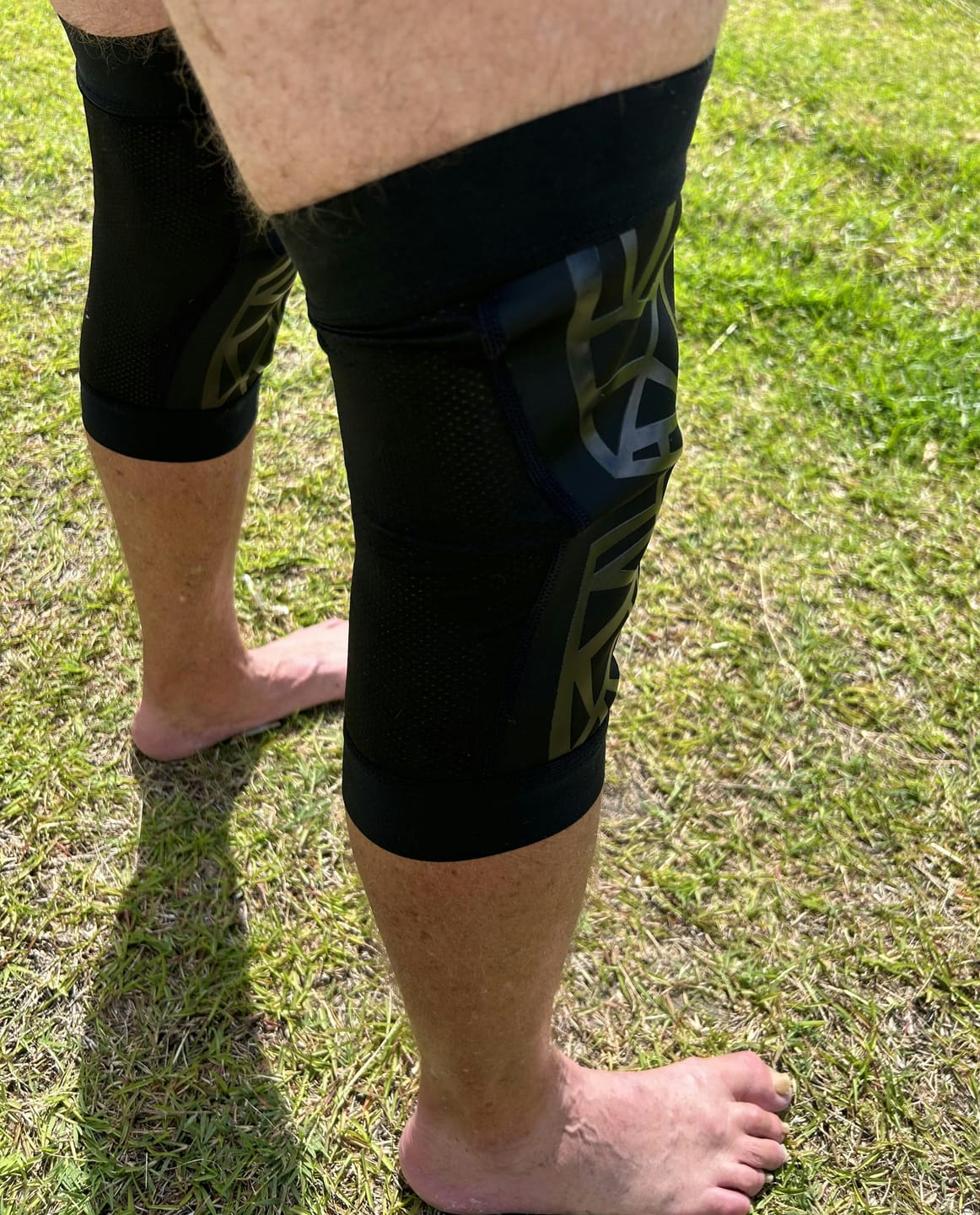 Customer photo review of Sports Elbow Braces for Kids with Protective Pad - 2 Pack