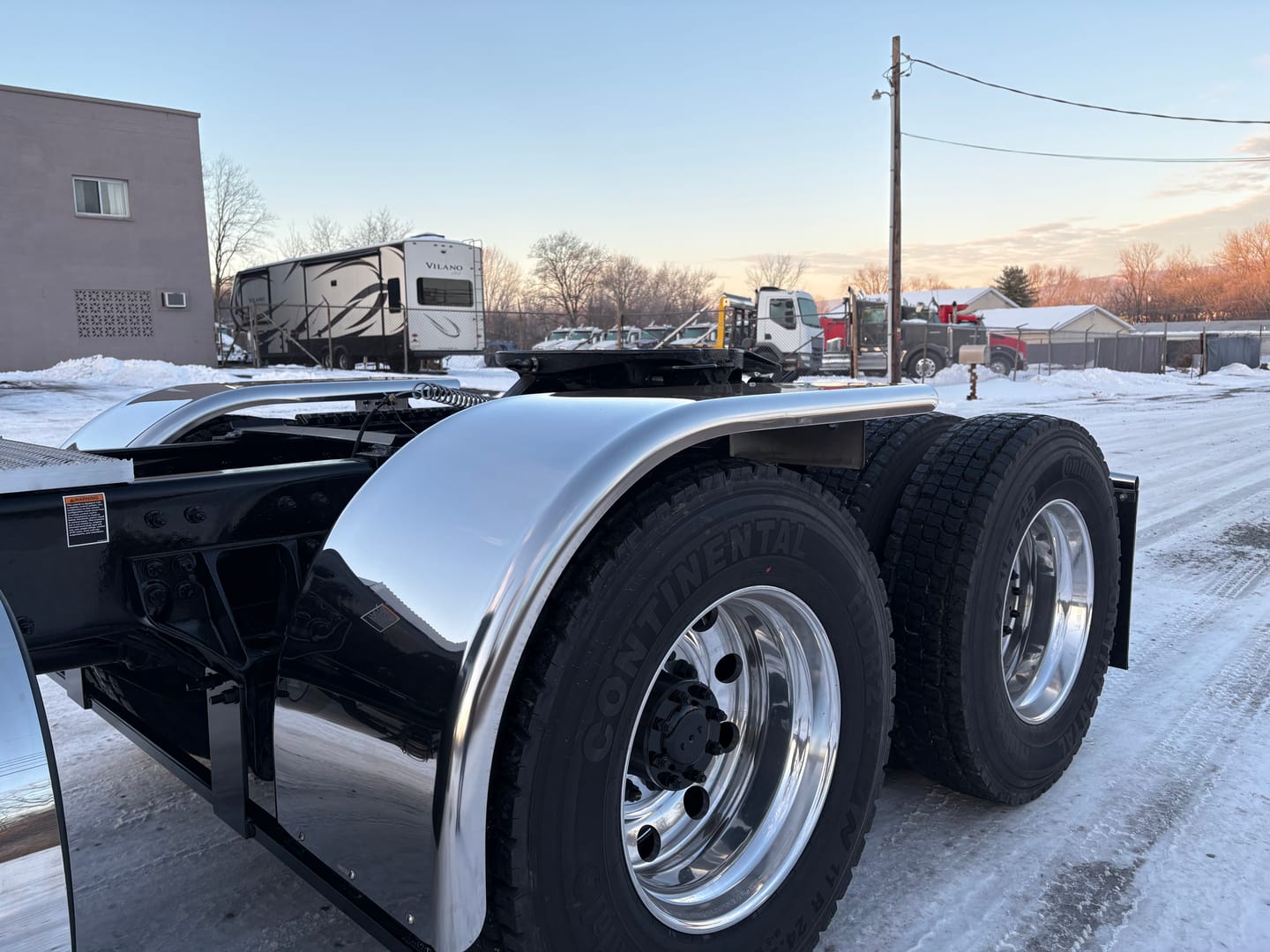 Customer photo review of Hogebuilt 72" Half Fender Stainless Steel Pair #ba505htT