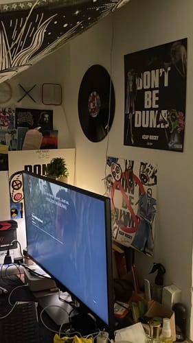 Customer photo review of CUSTOM VINYL RECORDS - WALL DECOR