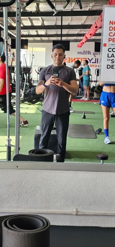 Customer photo review of Training Sport Tee - Army Green