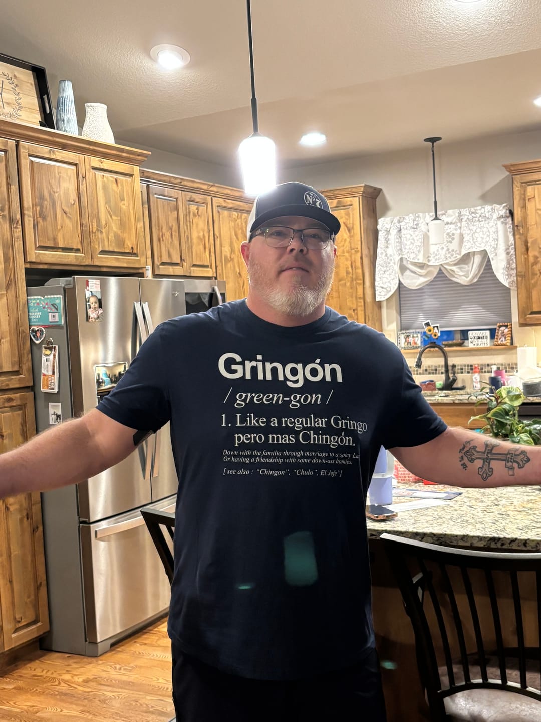 Customer photo review of El Gringon OG Old School T-Shirt