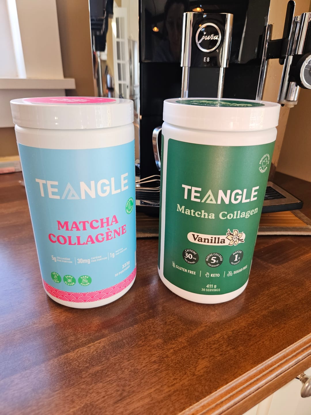 Customer photo review of Teangle - Matcha Collagène - 333g-411g