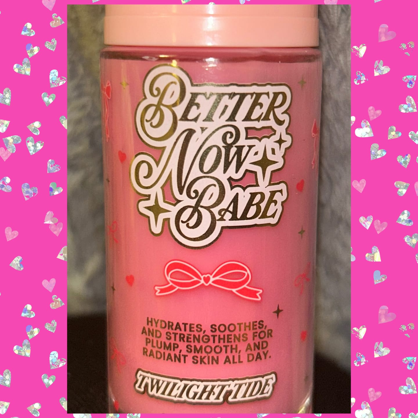 Customer photo review of P.Louise Better Now Babe Pink Barrier Repair Serum