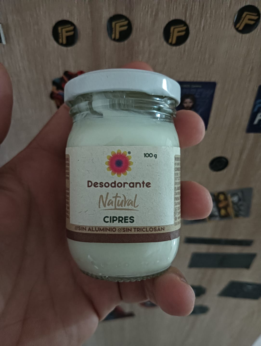 Customer photo review of Desodorante natural sin aluminio