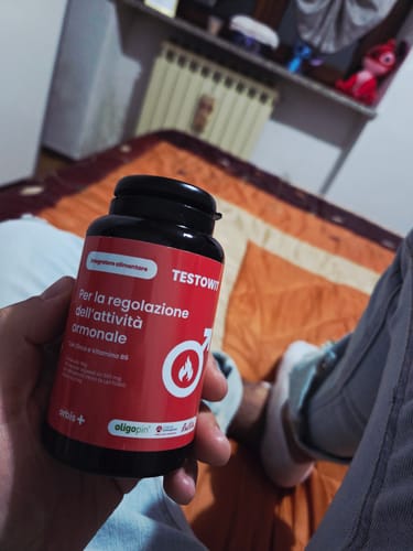 Customer photo review of TESTOWIT - Regolazione ormonale 120 cps NEW