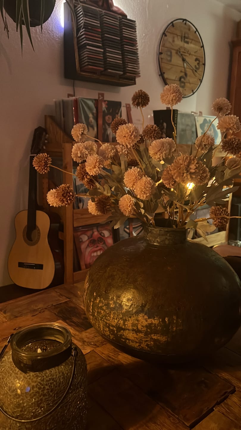 Customer photo review of Zijden Kiku Bloemen - Crème Mix