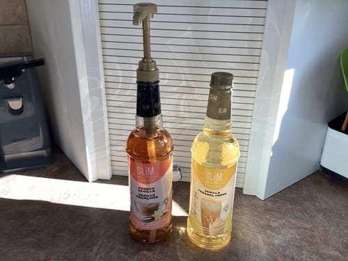 Customer photo review of SYROP SANS SUCRE VANILLE-CARAMEL