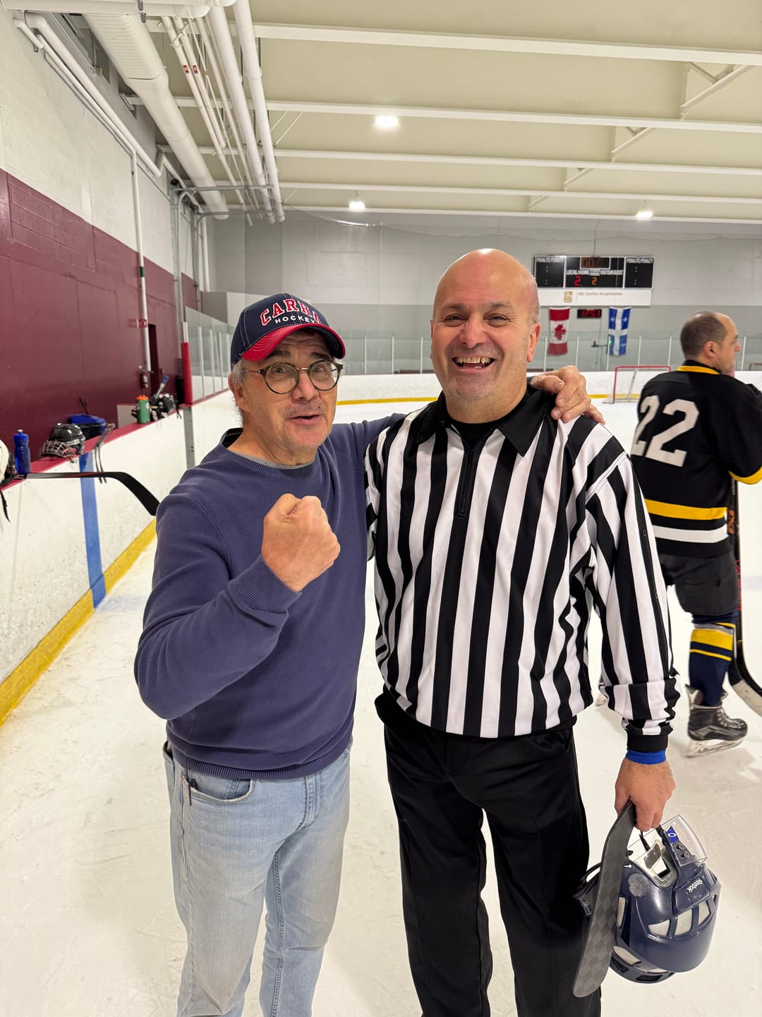 Customer photo review of ZVG2 SHORT CUT HOCKEY VISOR CLEAR