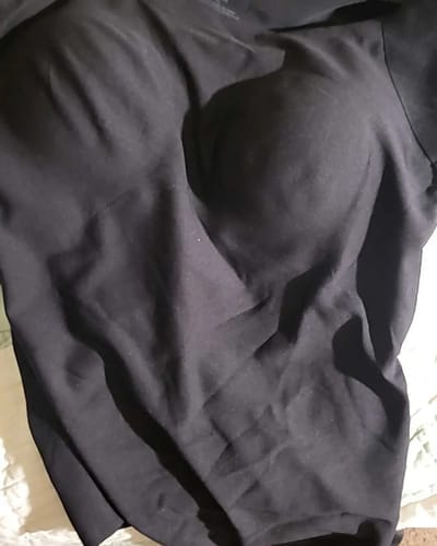 Customer photo review of U Neck Shapewear Built-in Bra Tank