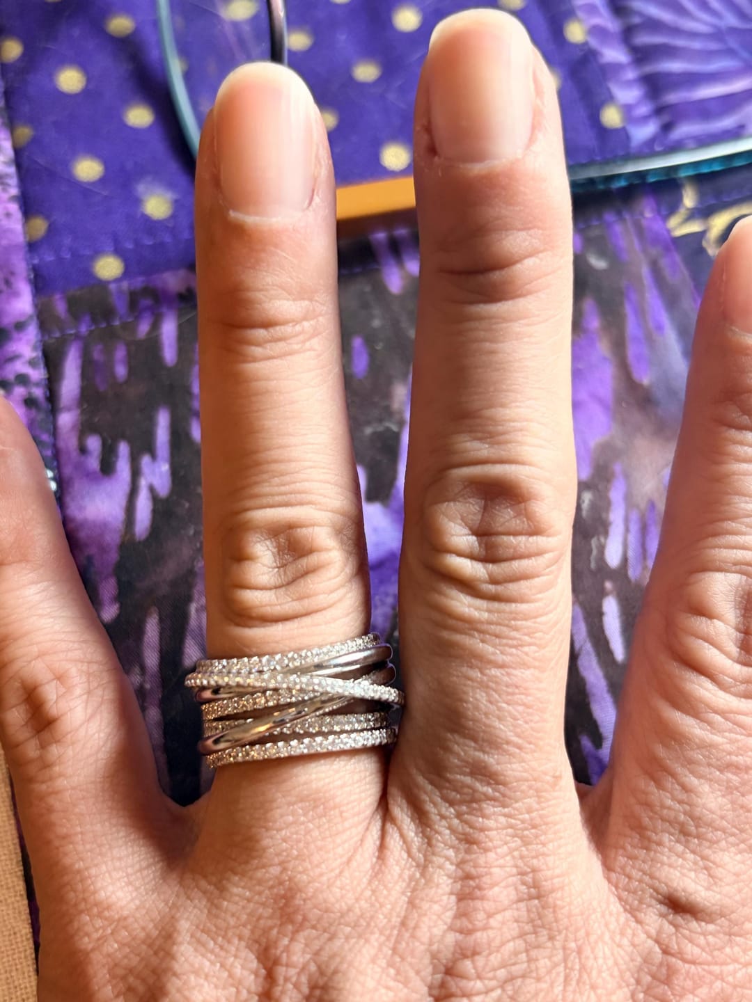 Customer photo review of Trust Intertwine Ring