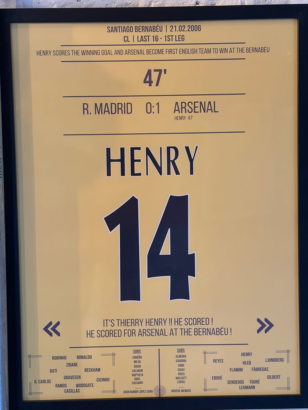 Customer photo review of Legendäres Solo-Tor von Thierry Henry im Bernabeu 2006