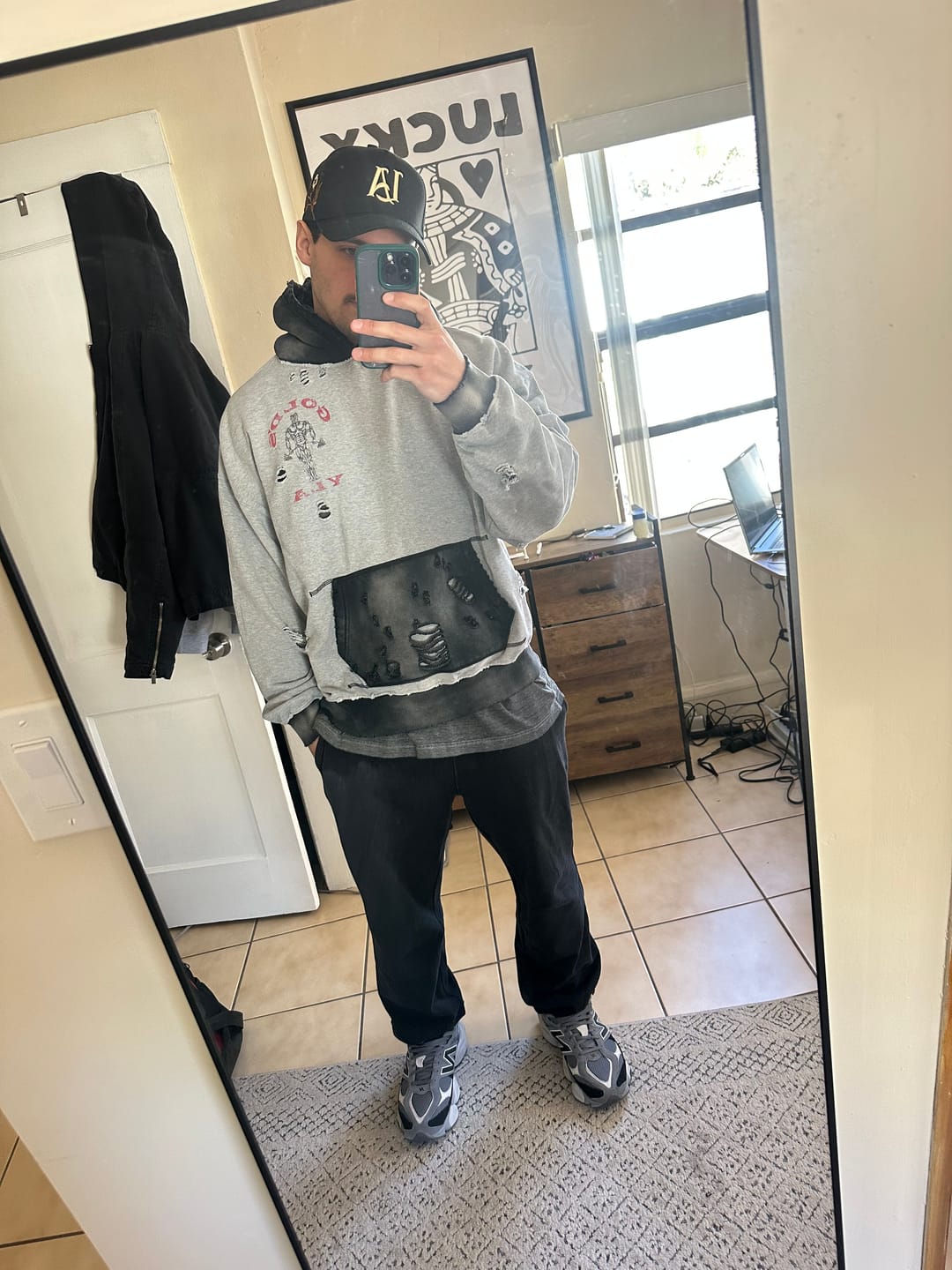 Customer photo review of 5168 - Gold's Iron Legacy Distress Hoodies