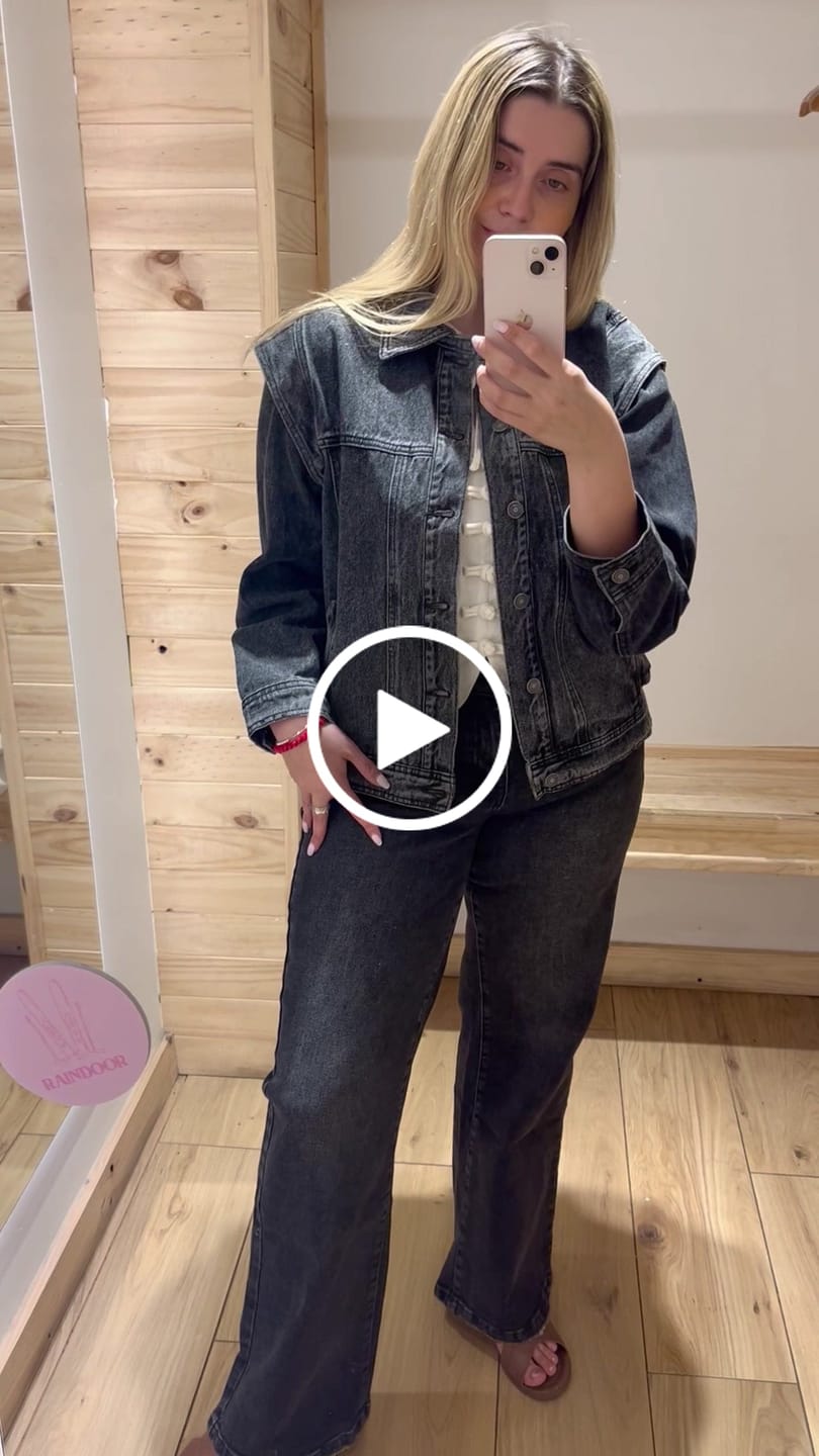 Customer video review of Chaqueta Jeans Black