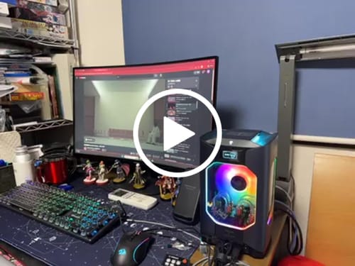 Customer video review of GEEKOM 水冷式ゲーミングミニPC MEGAMINI G1 インテル® CORE™ i9-13900HK
