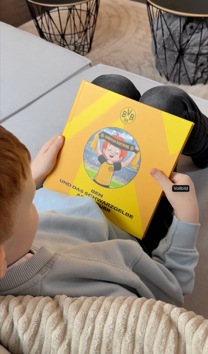 Customer photo review of BVB Personalised Book