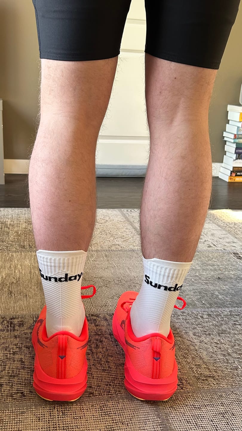 Customer photo review of Sunday Performance Socks