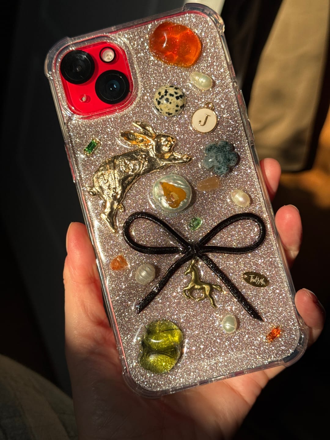 Customer photo review of Dream Series. Sparkly 2 in 1 with Initial Letter