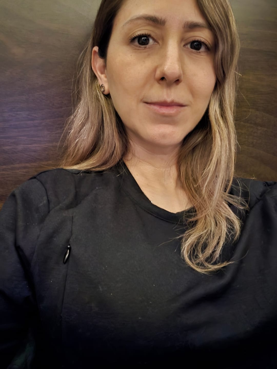 Customer photo review of Playera manga larga con cierres •Negro•