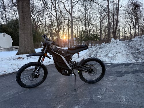 Customer photo review of 79Bike Falcon Pro, 72V Electric Dirt Bike
