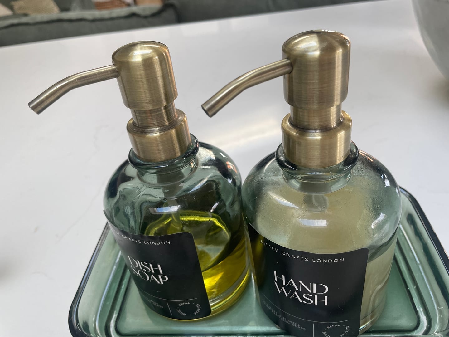 Customer photo review of Stainless Steel, Bamboo / Plastic Pumps