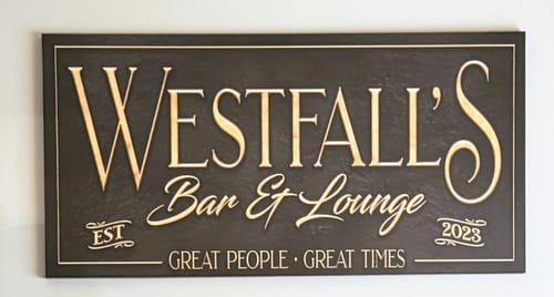 Customer photo review of Create Your Custom Sign with Tailor Made Rooms - (Start Deposit)