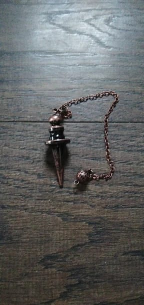 Customer photo review of Pendule Divinatoire Radiesthésie Metal Reiki Égyptien Professionnel