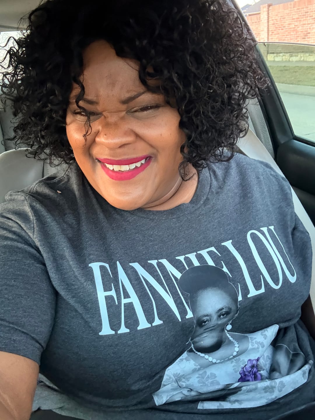 Customer photo review of Short Sleeve Fannie Lou Tee