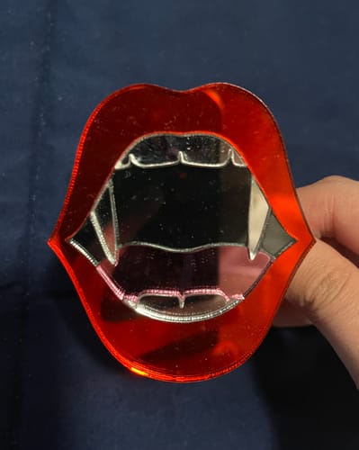 Customer photo review of Vampy Phone Charm