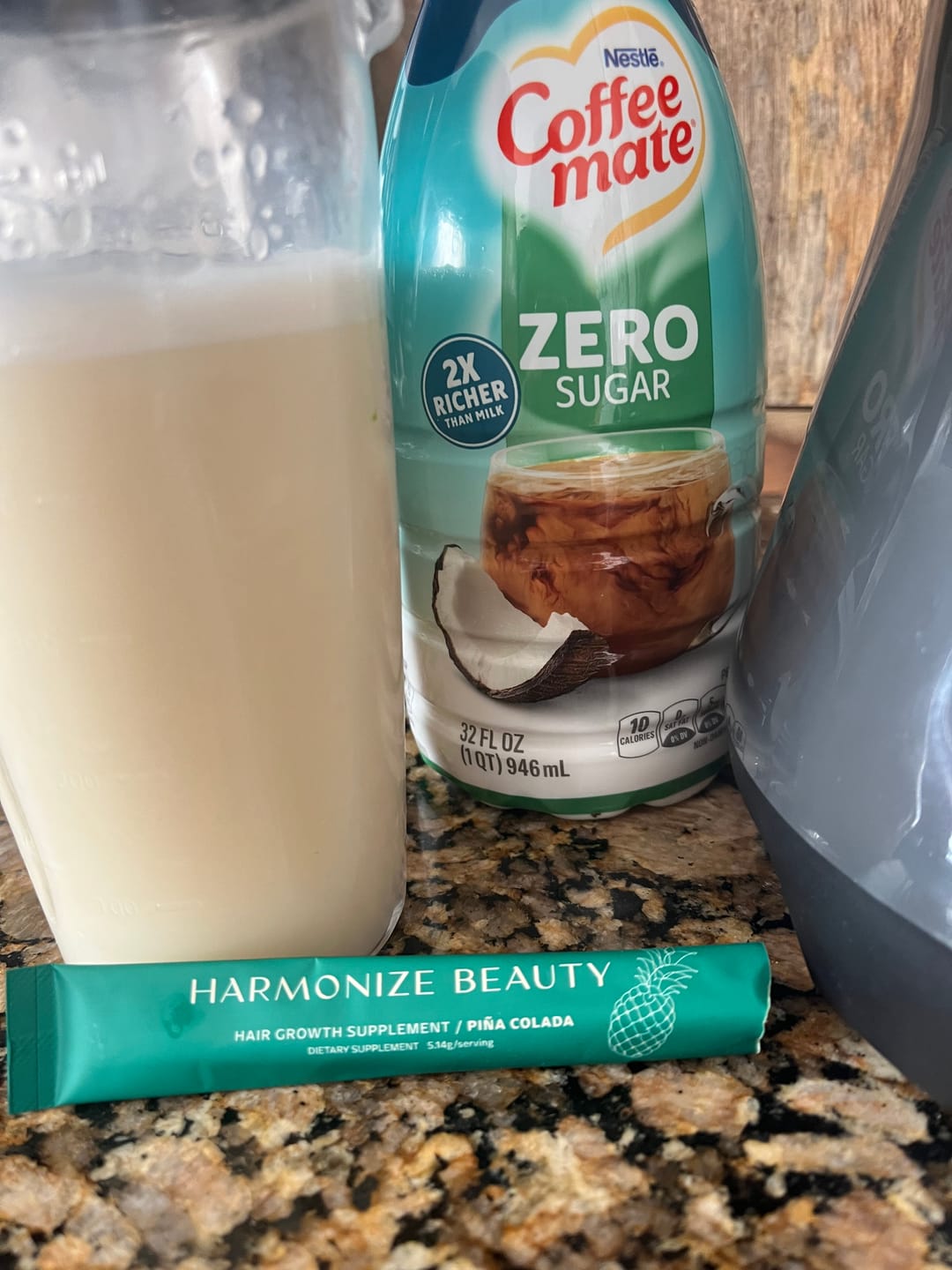 Customer photo review of 30 Day Hair Goals Supplement Bundle