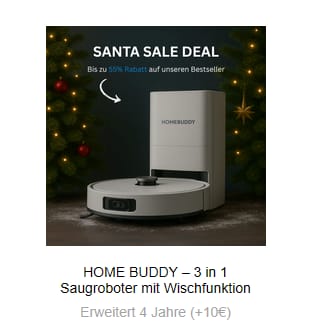 Customer photo review of HOME BUDDY –  3 in 1 Saugroboter mit Wischfunktion