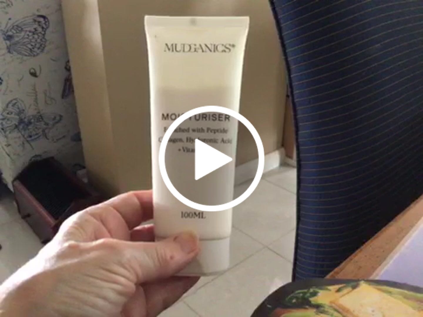 Customer video review of Peptide Collagen Moisturiser with Hyaluronic Acid
