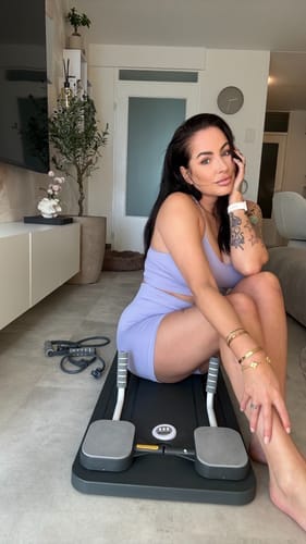 Customer photo review of Pilates Board Reformer Pro