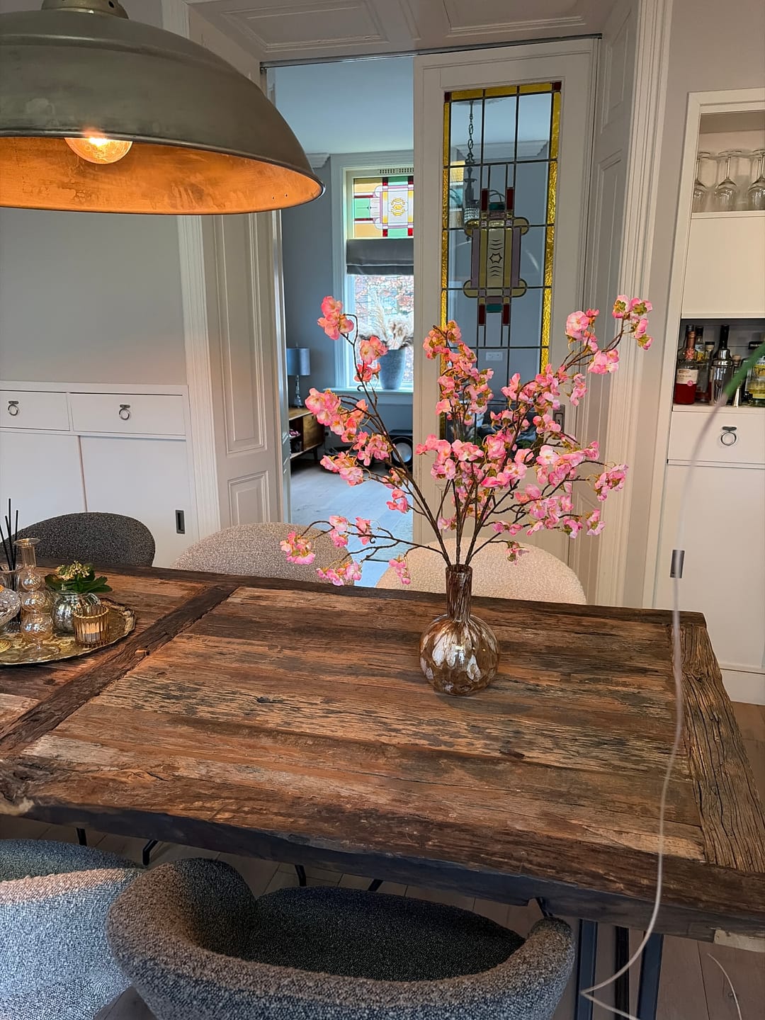 Customer photo review of Zijden Bloesem - Fuchsia roze