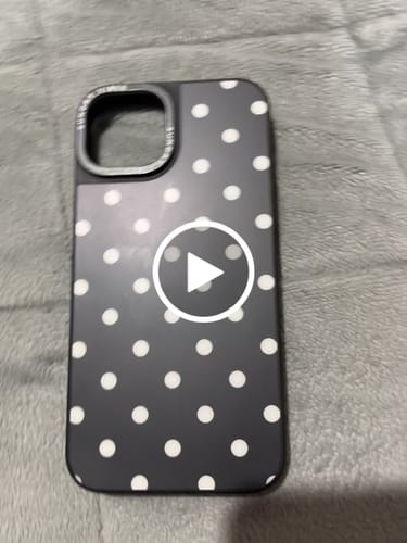 Customer video review of Tuxedo Dot iPhone Case