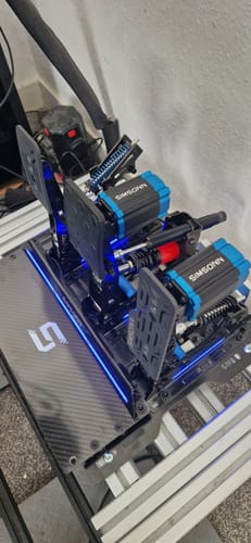 Customer photo review of Newest Simsonn Pedal Pro X Ultra with Haptics and RGB Feedback