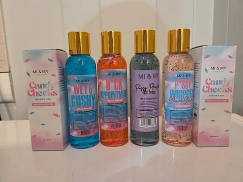 Customer photo review of Candy Cheeks Booty Oil