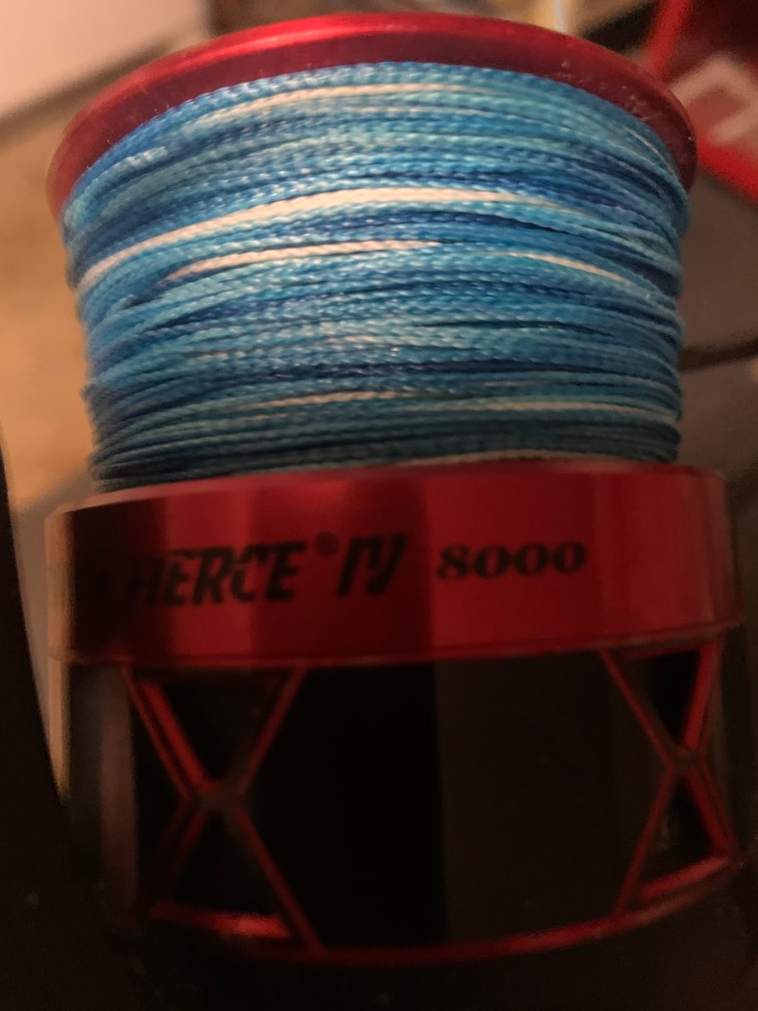 Customer photo review of Blue Wave or Moss Camo 300-2000 Yard Spools