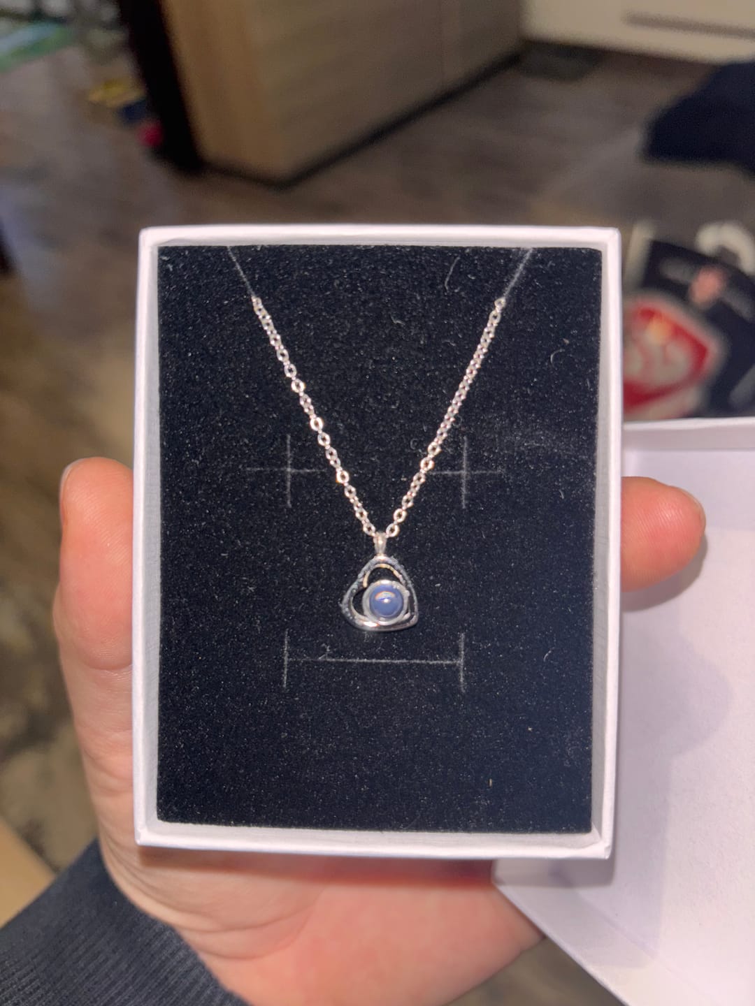 Customer photo review of Náhrdelník s fotkou ve tvaru srdce - Fotošperk na míru