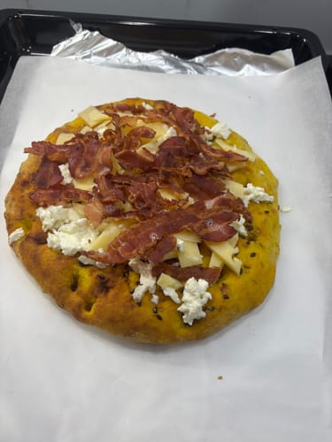 Customer photo review of Focaccia alla Curcuma con Semi Misti