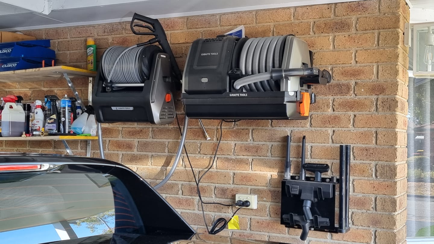 Customer photo review of Grandfalls Retractable Pressure Washer Plus