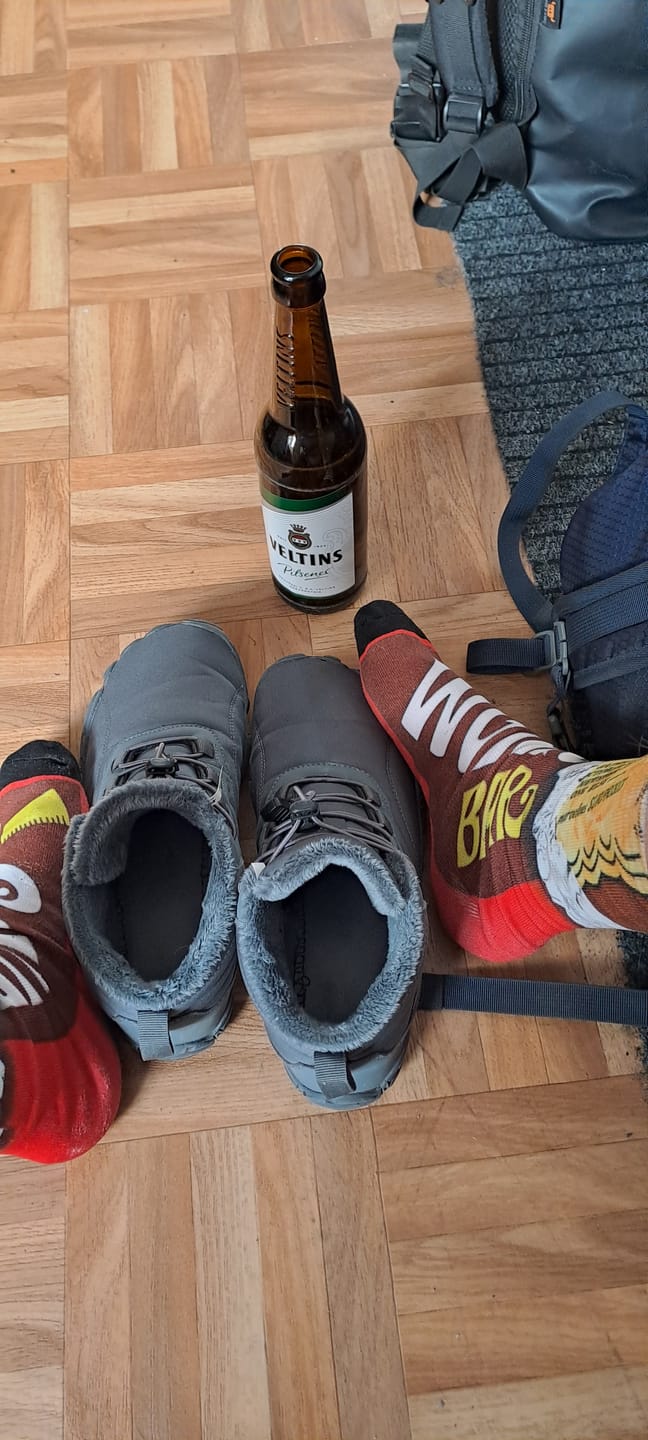 Customer photo review of Hypersole ArcticStep - Wasserdichte Grip Barfußschuhe für den Winter