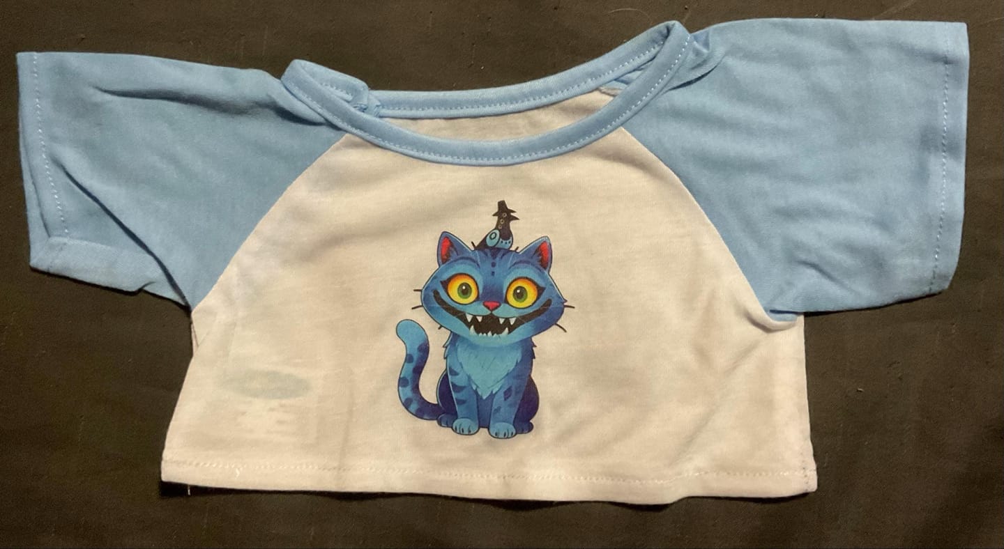 Customer photo review of Custom Plushie T-Shirt — Fits 14–16-inch Plushies