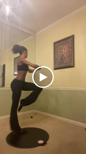 Customer video review of Professional Portable Dance Floor / Turning Board / Tap / Ballet